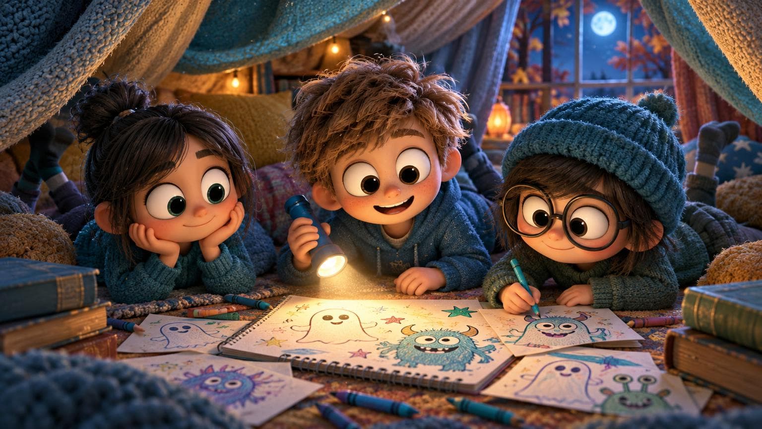 Scary story ideas for kids: 12 not-too-scary stories to write