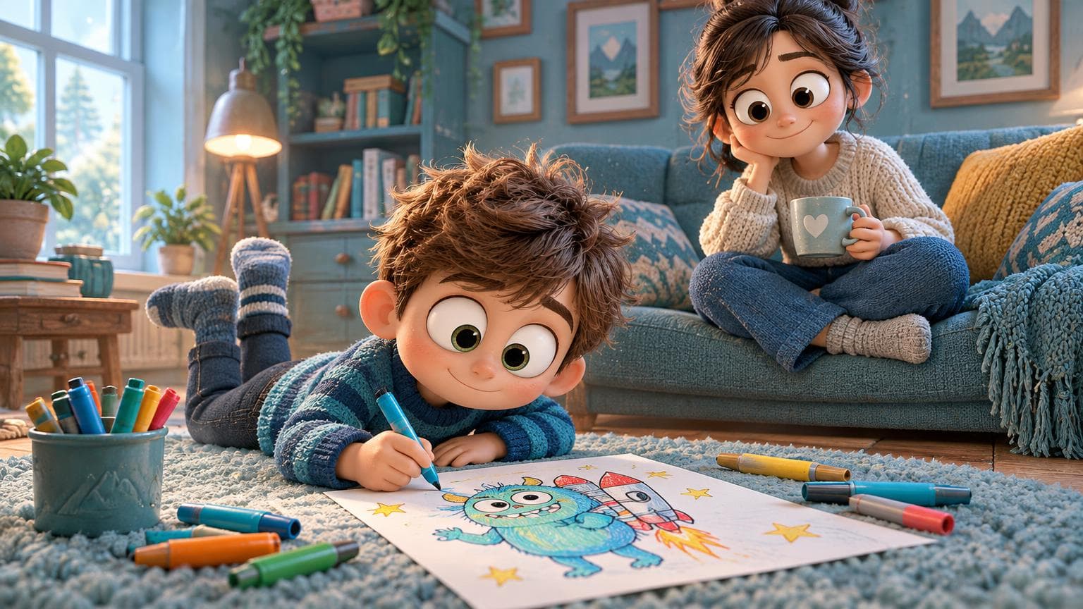 Drawing ideas for kids: 40 things to draw when they say "I don't know what to draw"