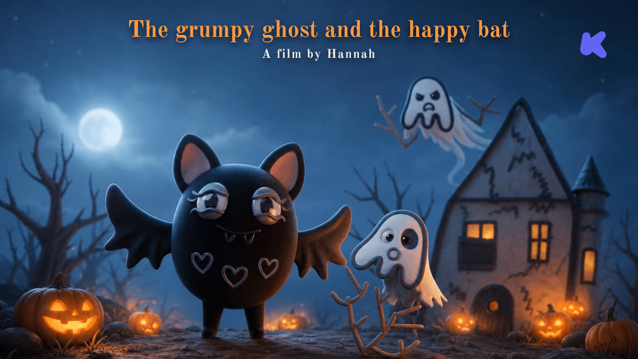 The grumpy ghost and the happy bat