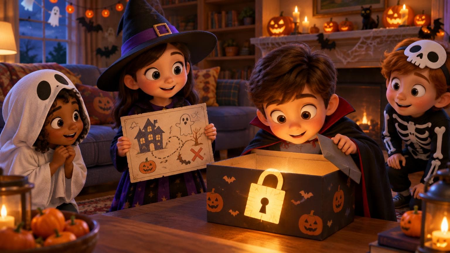 Halloween games for kids: classic party games, plus one they invent