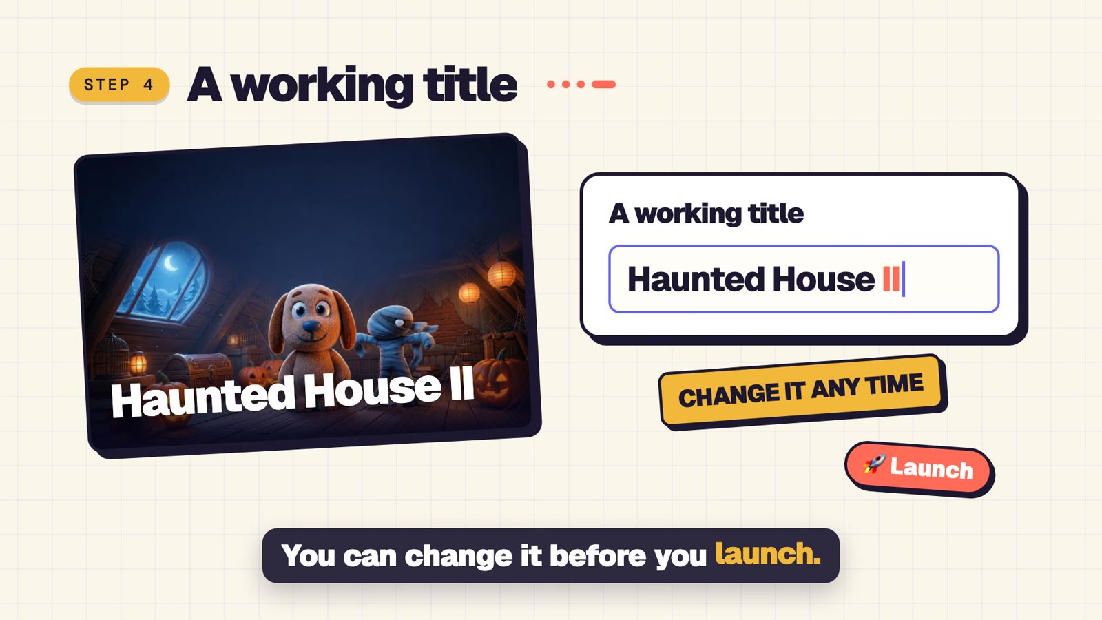 A frame from the Game Design department film