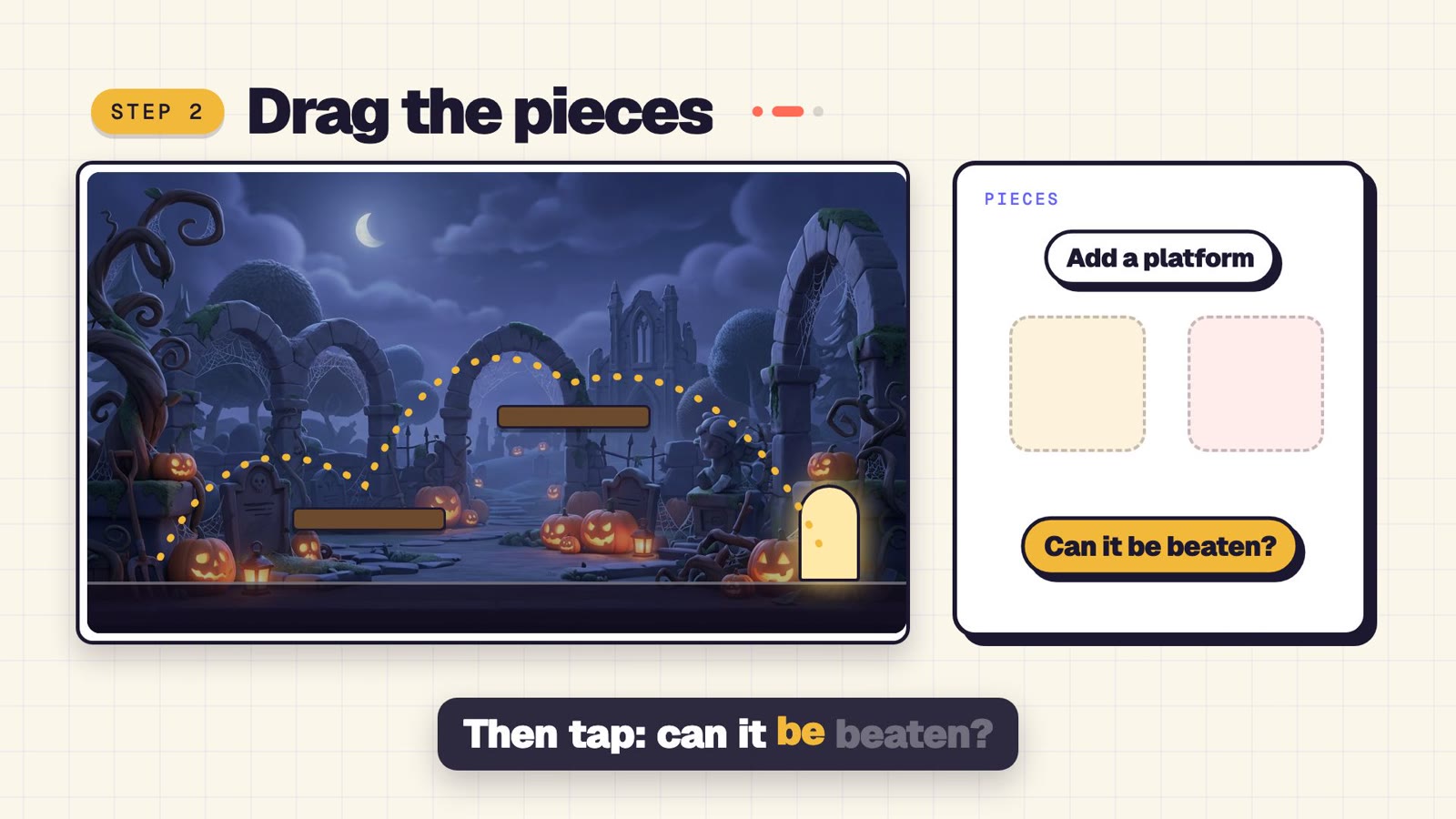 A frame from the Level Design department film